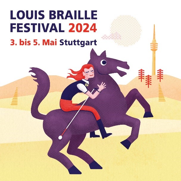 Louis Braille Festival Logo Foto: DBSV/ Juliane Lenz